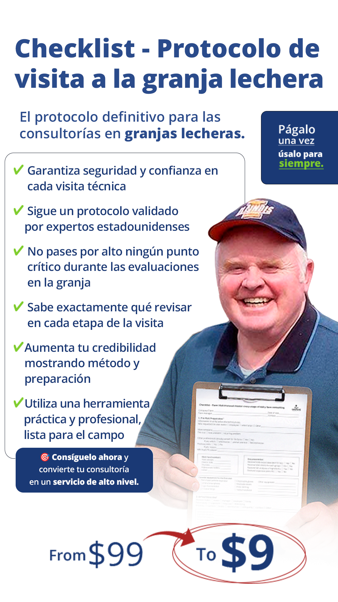 Checklist - Domina cada etapa de la consultoría en las granjas lecheras