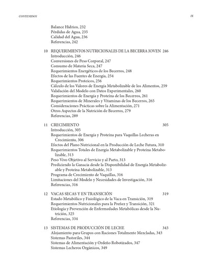 Libro Requerimientos Nutricionales de Bovinos Lecheros - 8ª Edición Revisada — img 17
