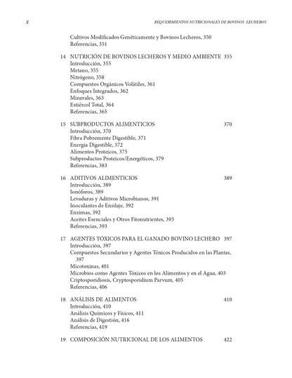 Libro Requerimientos Nutricionales de Bovinos Lecheros - 8ª Edición Revisada — img 16