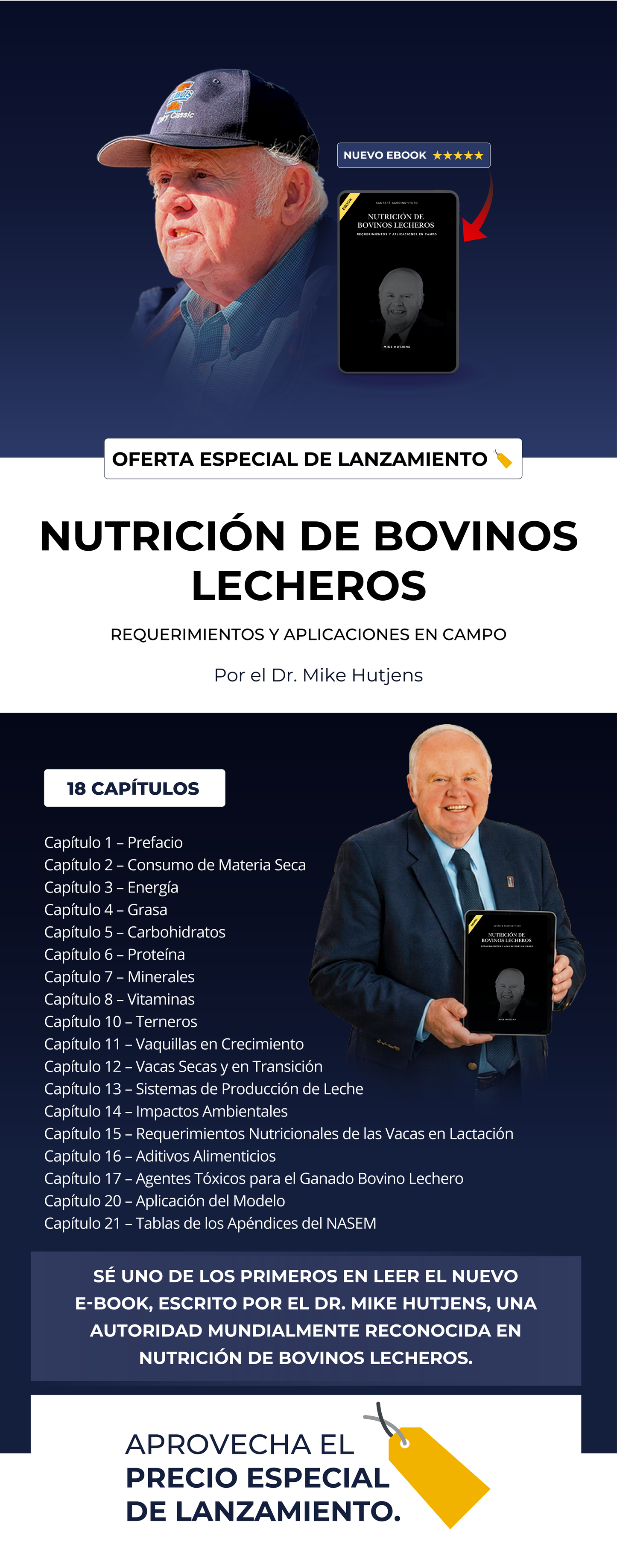 Requerimientos Prácticos de Nutrición Lechera y Aplicaciones en Campo, autor Dr. Mike Hutjens