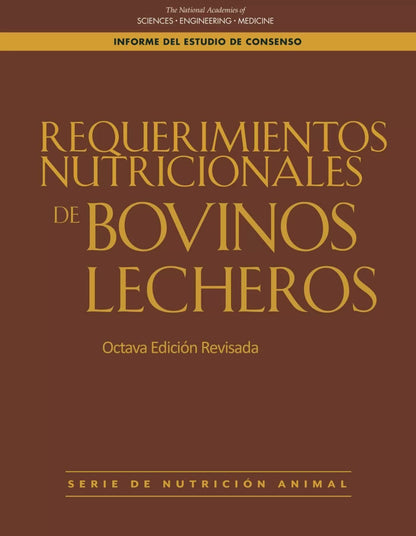 Libro Requerimientos Nutricionales de Bovinos Lecheros - 8ª Edición Revisada — img 2